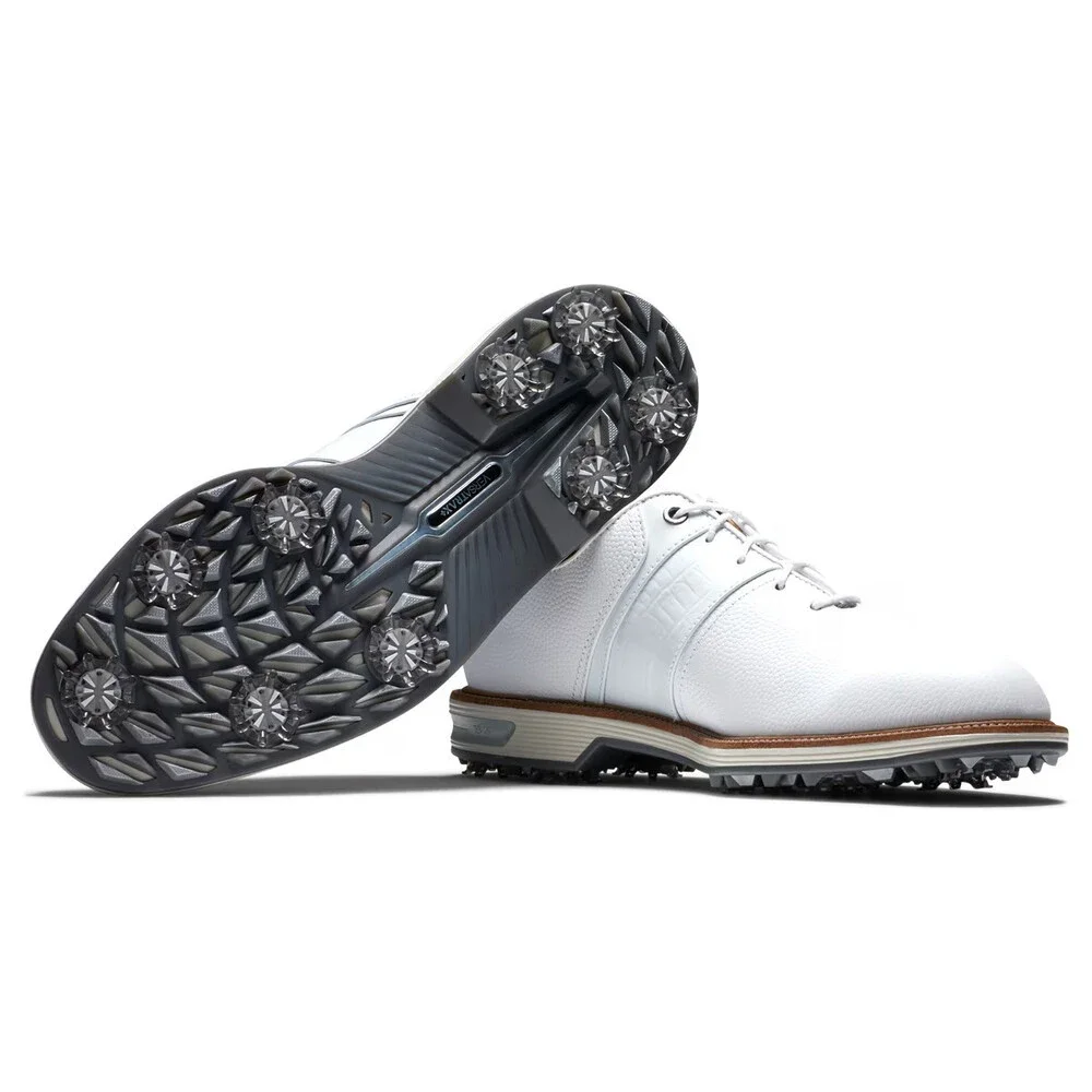 FootJoy Premiere Series 53908 Men's 8 M White Leather Low Top Golf Shoes RHS9409